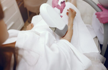 Woman in cosmetology studio on laser hair removal Laser Hair Removal in Brentwood